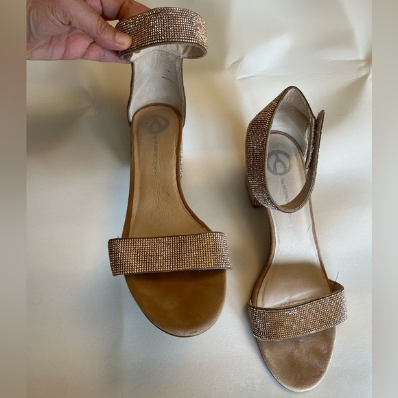 WISHBONE
Adriana Heel Sandals Rose Gold, Crystals, Elegant, Festive, Size 10 - Picture 8 of 14